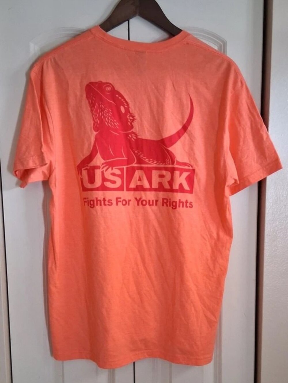 Usark Orange Bearded Dragon T-shirt Size L